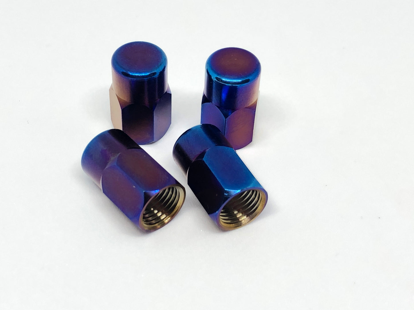 Titanium Valve Stem Caps Set of 4