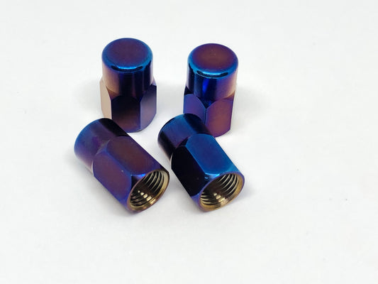 Titanium Valve Stem Caps Set of 4